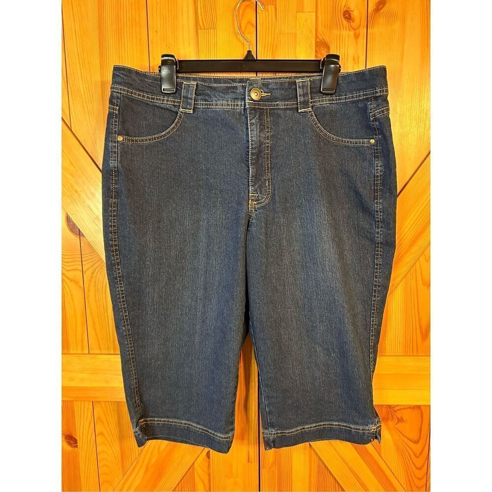 Croft & Barrow Dark Blue Ankle Jeans